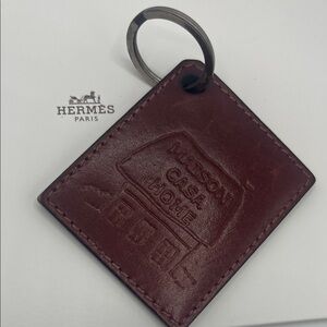 Hermes Maison Casa Home Leather Keyring